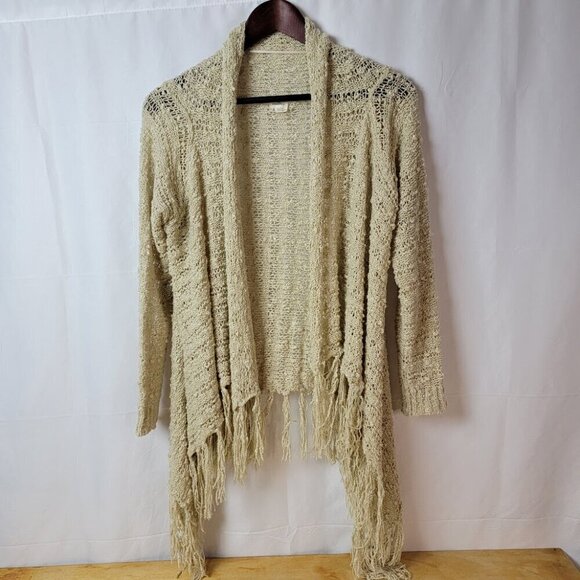 O'Neill Fringe Cardigan Loose Fit Sweater - Size S - Picture 2 of 9